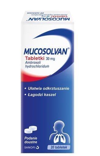Mucosolvan 30 mg 20 tablets - UKDorf