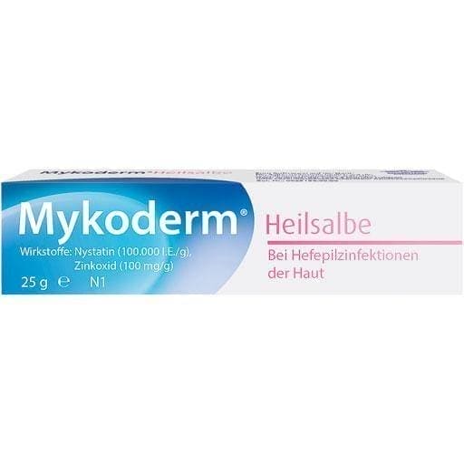 MYKODERM healing zinc nystatin fungal diseases ointment UK