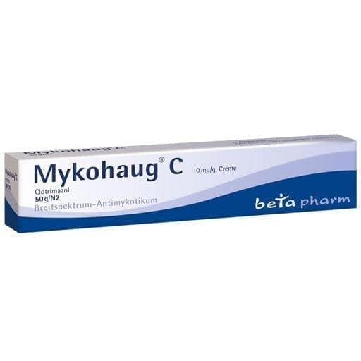 MYKOHAUG C, clotrimazole cream, dermatophytes, yeasts, Candida, Malassezia furfur - UKDorf