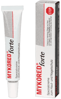 MYKORED forte cream, treating fungal attack, fungi nail treatment - UKDorf