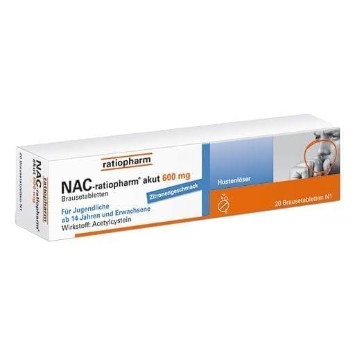 NAC-ratiopharm acute 600 mg cough suppressant effervescent - UKDorf