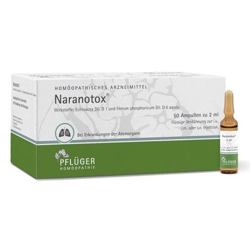 NARANOTOX ampoules, infections of the respiratory organs - UKDorf