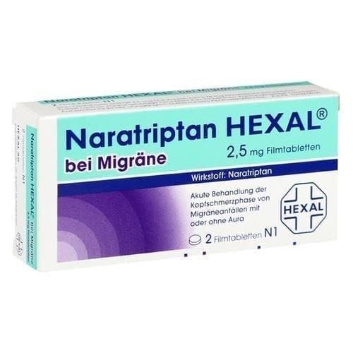 NARATRIPTAN hydrochloride HEXAL for migraines, nausea - UKDorf