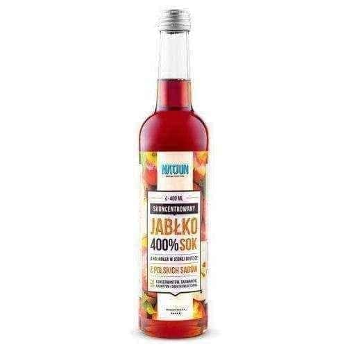 NATJUN 400% concentrated apple juice 400ml UK