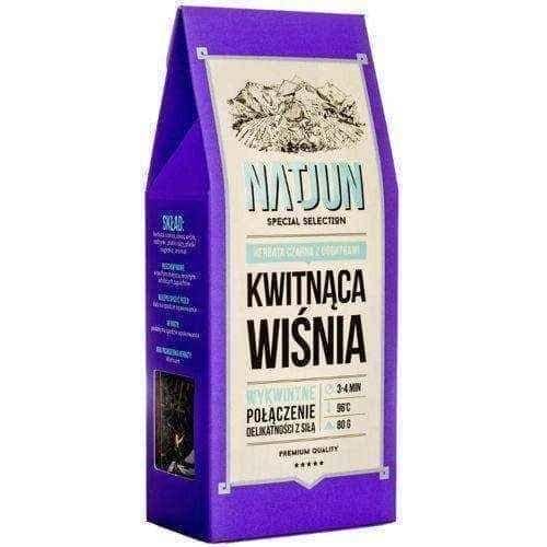 NATJUN Black Tea Blooming Cherry 80g UK