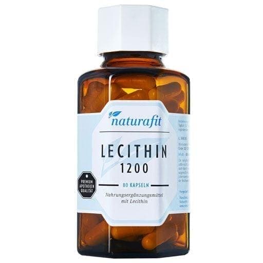 NATURAFIT Lecithin 1200 capsules, soya lecithin - UKDorf