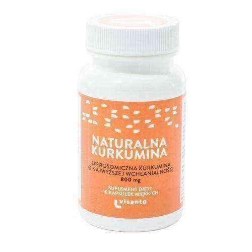 Natural curcumin x 60 800mg capsules UK