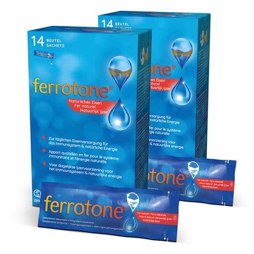Natural iron supplements, FERROTONE natural iron bag - UKDorf