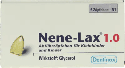 Nene Lax 1.0, constipation remedies, glycerol suppositories for infants and children