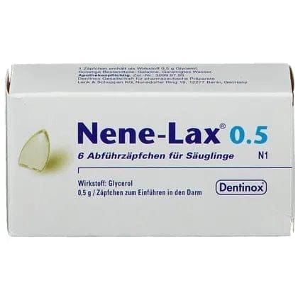 Nene Lax 1.0 glycerol suppositories for infants, anal fissure treatment - UKDorf