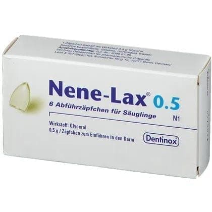 Nene Lax 1.0 glycerol suppositories for infants, anal fissure treatment - UKDorf