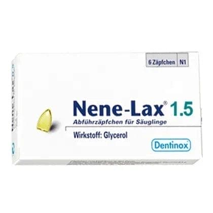 NENE LAX 1.5 glycerol suppository for school children and adults - UKDorf