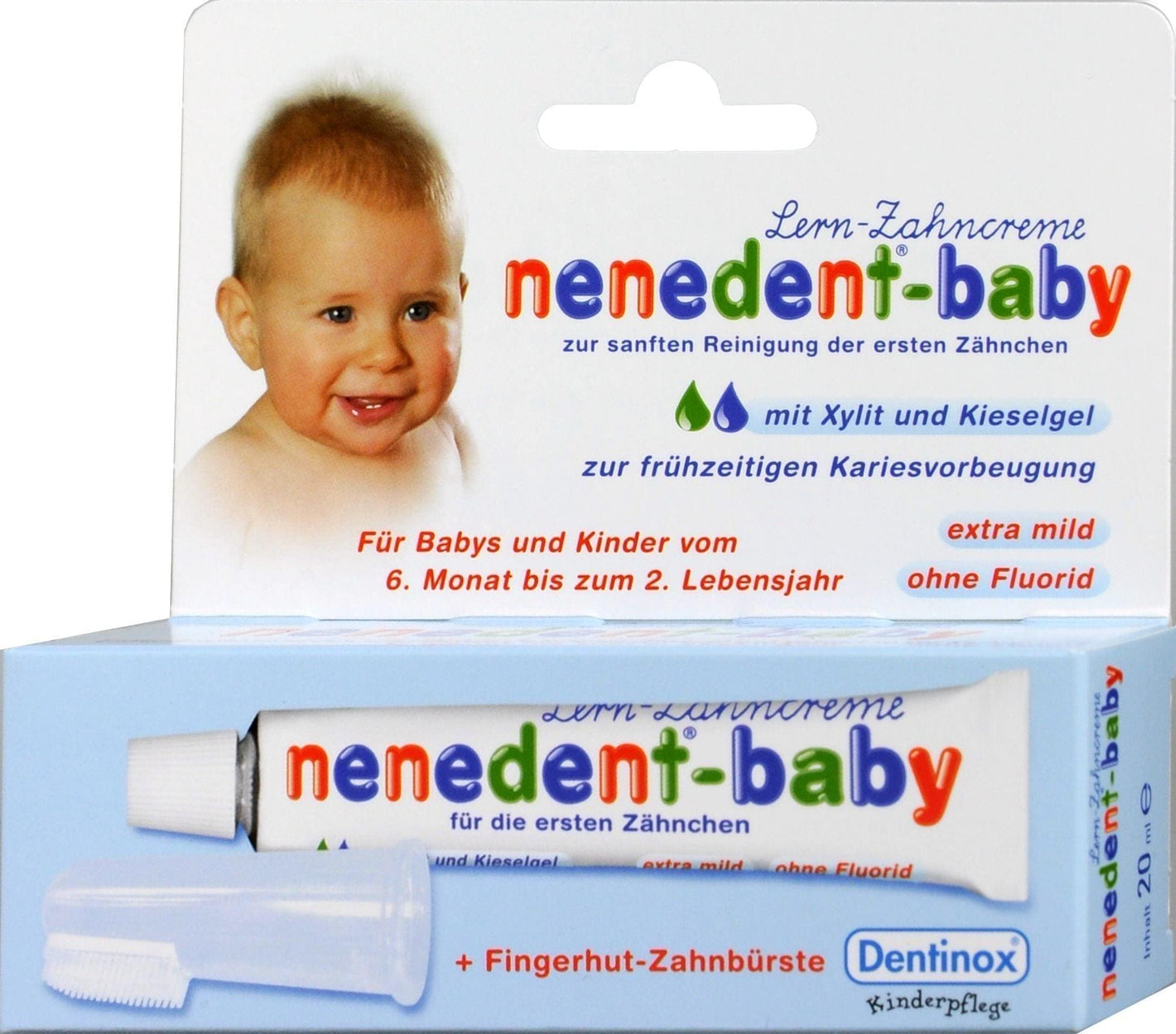 Nenedent® First tooth-baby toothpaste with fluoride dental care set - UKDorf