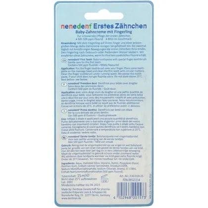 Nenedent® First tooth-baby toothpaste with fluoride dental care set - UKDorf