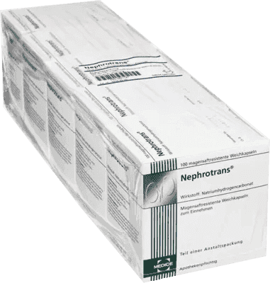 NEPHROTRANS, sodium hydrogen carbonate, metabolic acidosis, sodium bicarbonate - UKDorf