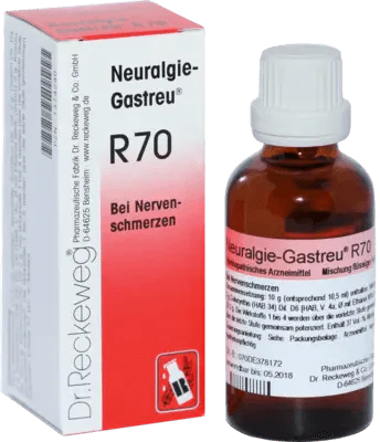 Nerve pain, neuralgia, NEURALGIE-Gastreu R70 oral drops - UKDorf