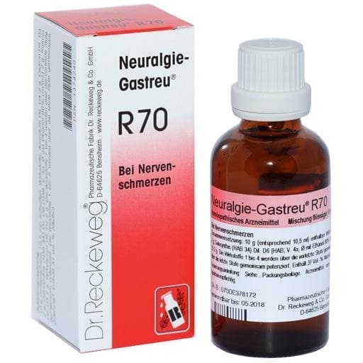 Nerve pain, neuralgia, NEURALGIE-Gastreu R70 oral drops - UKDorf