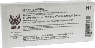 NERVUS VAGUS GL D 12 ampoules, epilepsy, depression, migraines, headaches - UKDorf