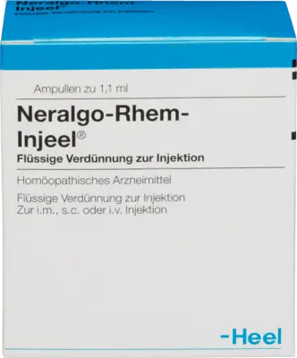 Neuralgia, rheumatism, NERALGO Rhem Injeel ampoules - UKDorf