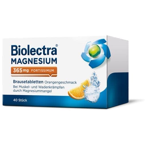 Neuromuscular disorders, BIOLECTRA Magnesium 365 mg fortissimum Orange - UKDorf