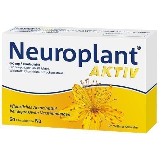 NEUROPLANT active St. John's wort depression tablets UK