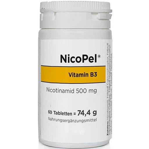Nicotinamide, NICOPEL nicotinamid 500 mg - UKDorf