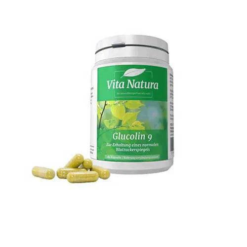 Normal blood sugar levels, orthomolecular therapy, GLUCOLINE 9 capsules 180pcs - UKDorf