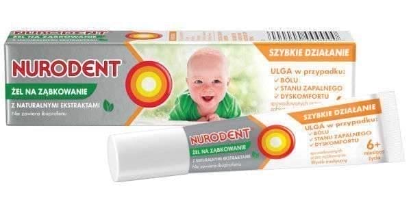 Nurodent teething gel 15ml UK