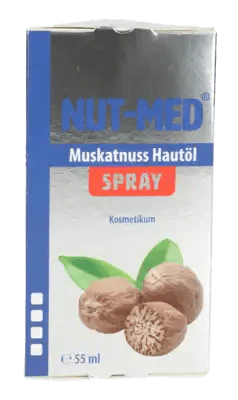 Nut med spray, NUT Med Nutmeg Skin Oil Spray - UKDorf