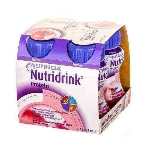 NUTRIDRINK PROTEIN strawberry flavor 125ml x 4 pieces UK