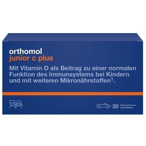 Nutrient requirements children, ORTHOMOL Junior C plus forest fruit chewable - UKDorf