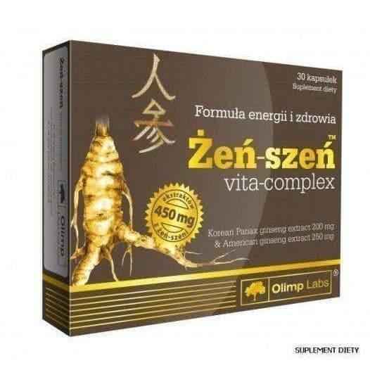 Olimp Ginseng Vita-Complex x 30 capsules American ginseng, Korean ginseng
