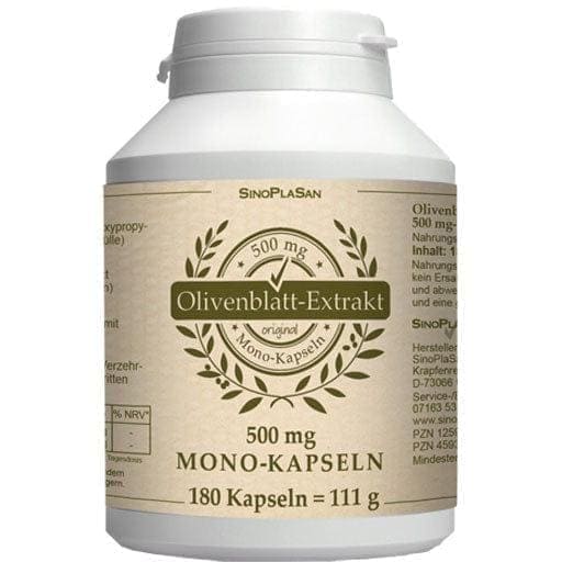 OLIVE LEAF Extract, 500mg Mono Capsules, Vegan, Lactose -free, Gluten-free - UKDorf