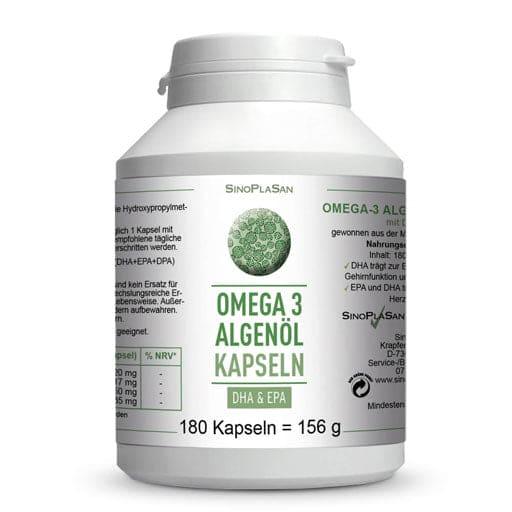 OMEGA-3 ALGAE OIL DHA+EPA capsules - UKDorf
