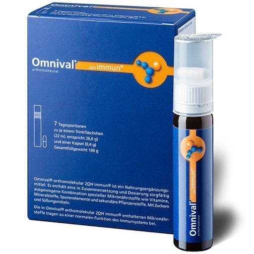 OMNIVAL orthomolecular 2OH immune 7 daily portions drinking bottles - UKDorf