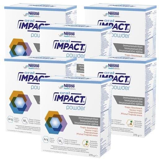 ORAL IMPACT powder, exclusive, RNA nucleotides, arginine, omega 3 fatty acids - UKDorf