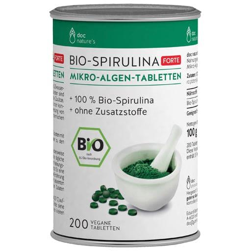 ORGANIC SPIRULINA, Micro-Algae, Forte tablets - UKDorf