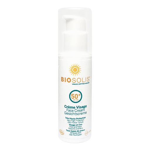 ORGANIC SUN CREAM Face SPF 50+ BIOSOLIS - UKDorf