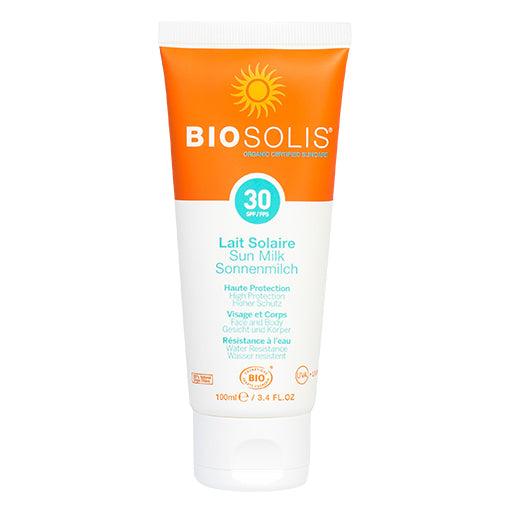 ORGANIC SUN MILK+Aloe Vera SPF 30 BIOSOLIS - UKDorf