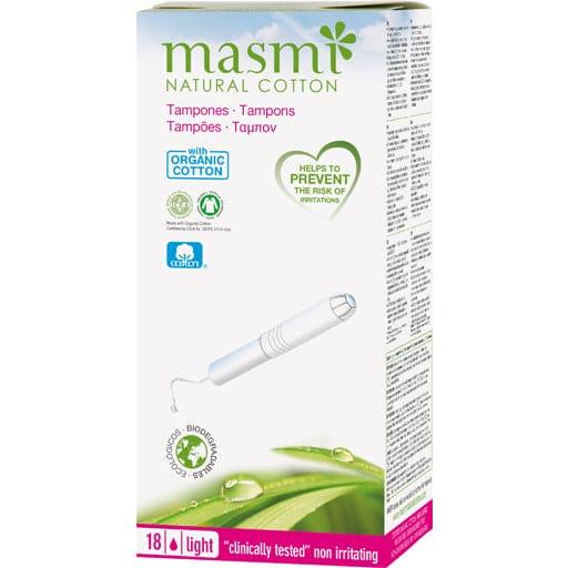 ORGANIC TAMPONS light mini with applicator 100% BW MASMI - UKDorf