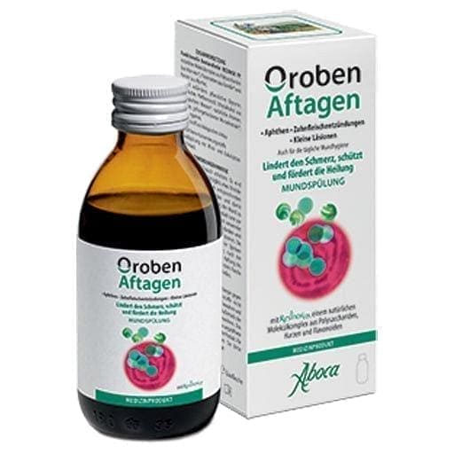 OROBEN mouthwash, aphthous ulcers, gingivitis UK