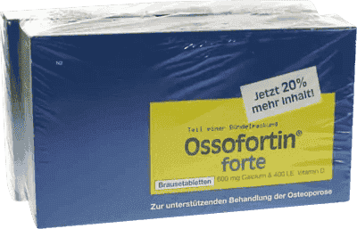 OSSOFORTIN forte, calcium, vitamin D, treatment of osteoporosis - UKDorf