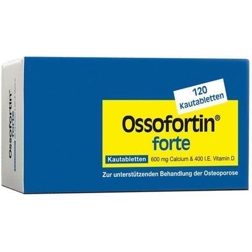 OSSOFORTIN forte chewable tablets, natural treatment for osteoporosis - UKDorf
