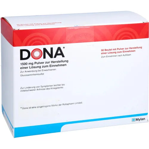 osteoarthritis of the knee joint DONA 1500 mg powder for oral solution, 90 tablets