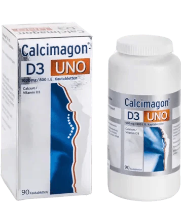 Osteoporosis, CALCIMAGON D3 Uno chewable tablets - UKDorf