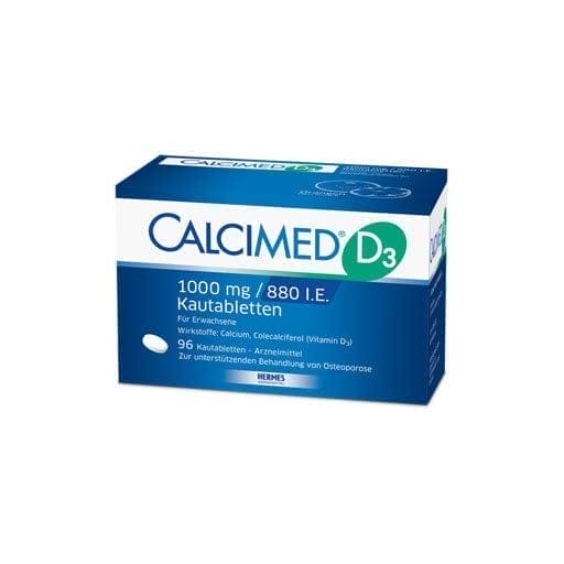 Osteoporosis treatment, CALCIMED D3 chewable tablets - UKDorf
