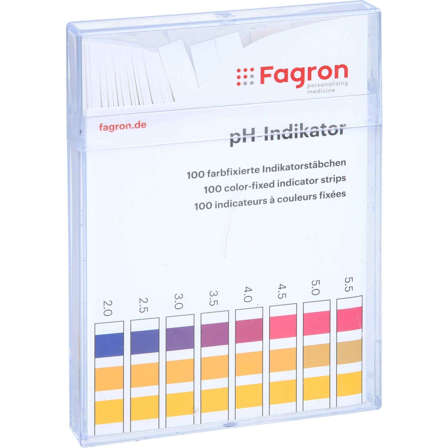 pH indicator test strips