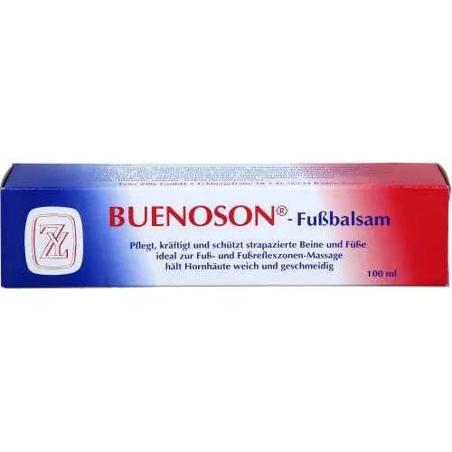 pain-relieving, anti-inflammatory, circulation-enhancing BUENOSON Foot Balm