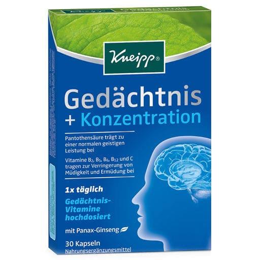 Panax Ginseng, memory + concentration capsules - UKDorf