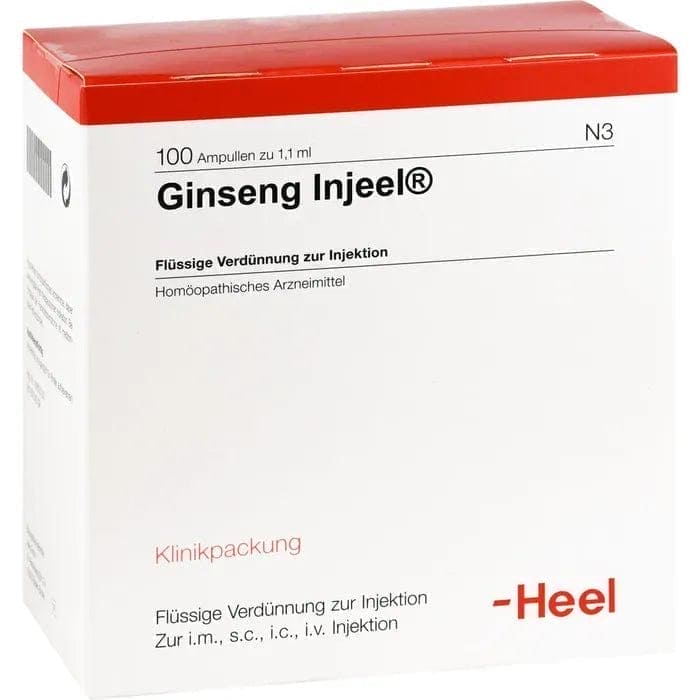 Panax quinquefolius, GINSENG INJEEL ampoules - UKDorf